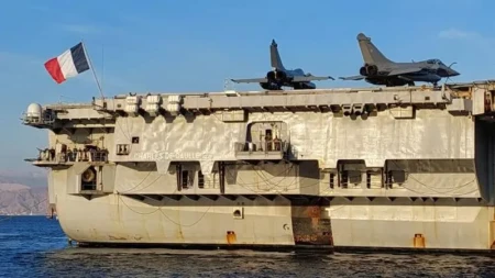 Fransa "Şarl de Qol" aviadaşıyıcısını Şərqi Aralıq dənizinə göndərib