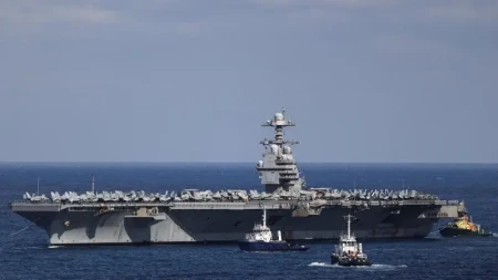 "USS Gerald R. Ford"dakı yanğının söndürülməsi 30 saatdan çox çəkib