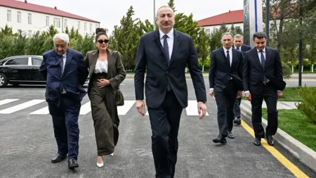 Prezident və birinci xanım Beynəlxalq Təlim Mərkəzinin açılışında iştirak edib