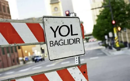 Bu yolda hərəkət məhdudlaşdırılacaq