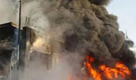 Meksikada "Olmeka" neft emalı zavodunda yanğın baş verib