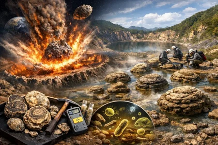 Cənubi Koreyada 42 min illik asteroid kraterinin altında qədim həyat izləri tapılıb