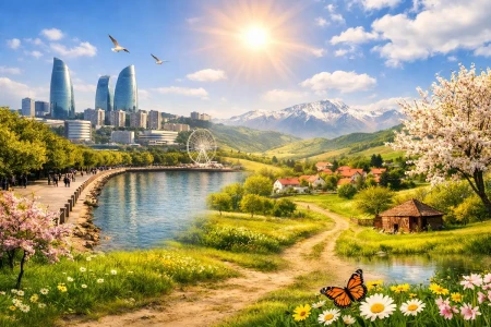 Bakıda 23, rayonlarda 27 dərəcə isti olacaq