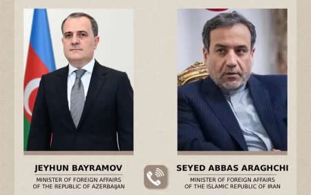 Bayramov və Əraqçi Yaxın Şərqdəki vəziyyəti müzakirə ediblər