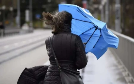 Küləkli hava şəraiti ilə bağlı