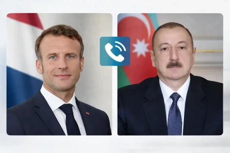 Makron İlham Əliyevə zəng etdi