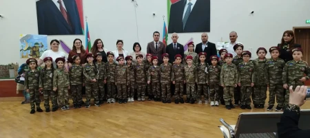 Şəhid mayor Vüsal Əliyevin xatirəsi 263 saylı məktəbdə anılıb -