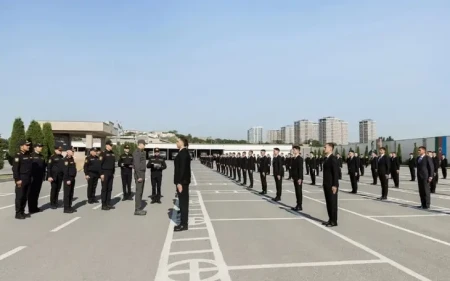 Vilayət Eyvazov xidmətə qəbul üçün sıra baxışı keçirib -