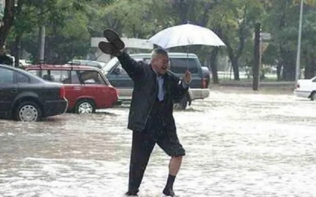 Bəzi rayonlarda leysan yağır