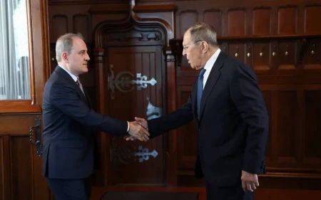 Bayramovla Lavrov nələri müzakirə edib? - FOTOLAR+YENİLƏNİB