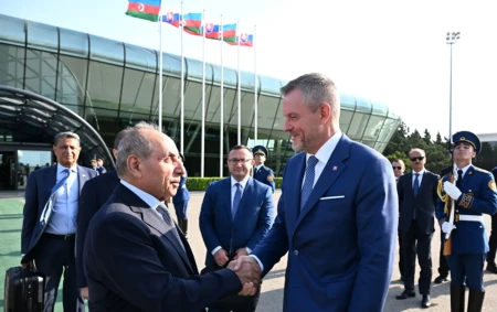Slovakiya Prezidentinin Azərbaycana səfəri başa çatdı -