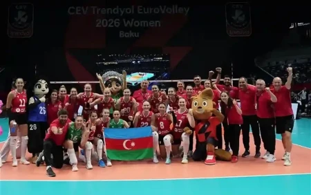 Voleybol millimiz ardıcıl üçüncü qələbəsini qazandı